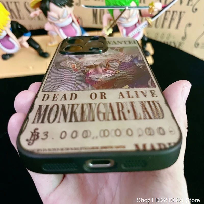 Etui na telefon z motywem 3D, wzór „One Piece”, przeznaczone dla modeli iPhone 11, 12, 13, 14, 15, 16, 17, 18 Pro Max, Plus, Mini, Air, z motywem Luffy, KID, Law, odporne na wstrząsy. — zdjęcie produktu 4