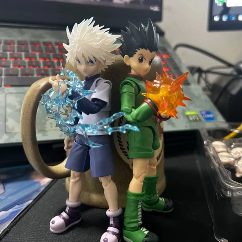 

В наличии Bandai Shf Hunter X Hunter Gon, суперфигурка, готовая модель, комплект аниме, полная экшн-игрушка, подарок для детей