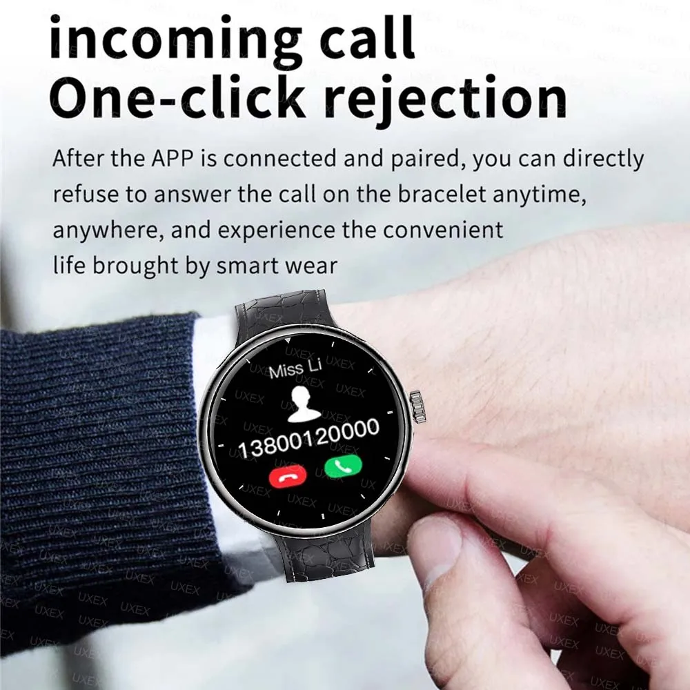 Fashion Plus Smartwatch Masculinos عرض كامل الشاشة اليوم هدية مكالمة لاسلكية الصحة المقتفي مخصص صور Pro ساعة السيدات الجديدة