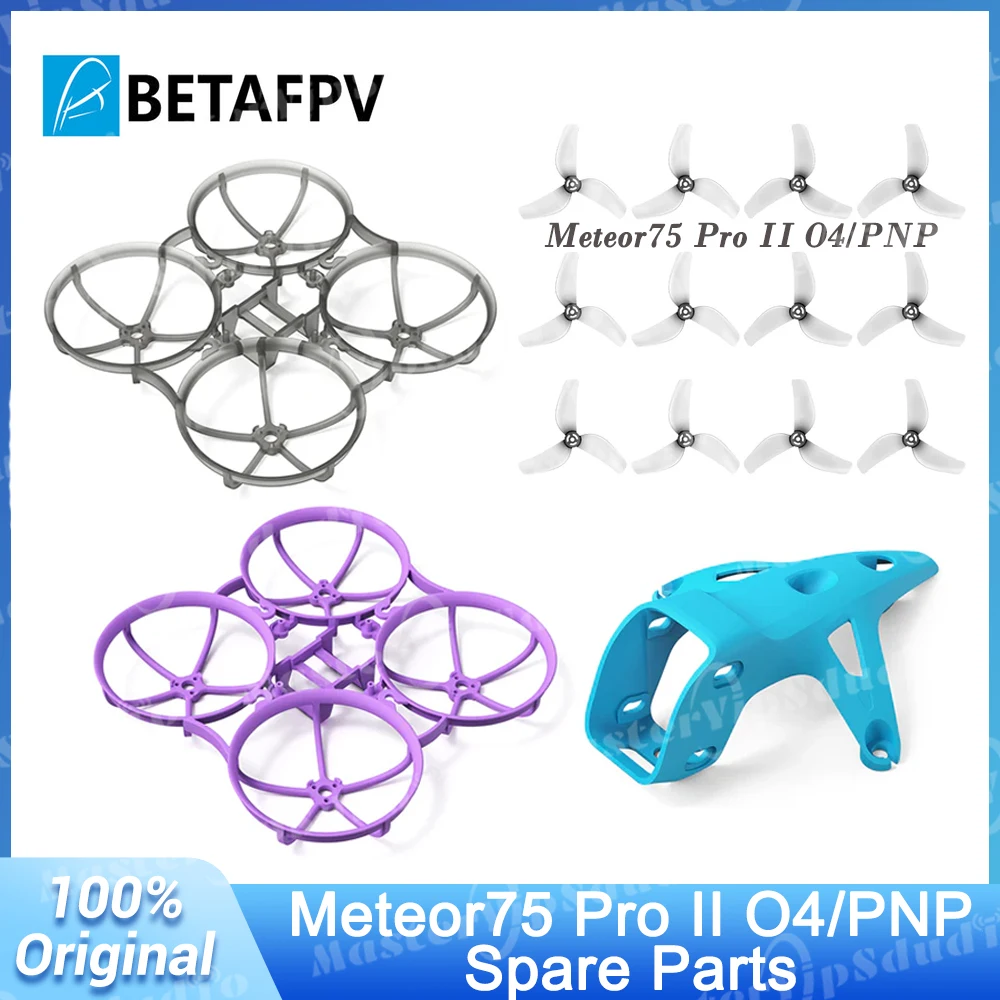 Image of BETAFPV Meteor75 Pro II Canopy II für O4 Air Unit und Brushless Whoop Frame, Gemfan 1811 3-Blatt-Propeller Teile und Ersatzteile