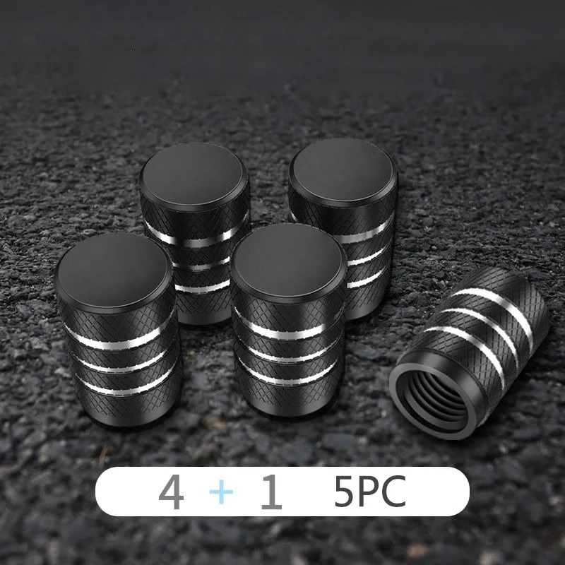 5Pcs Car Wheel Tire Valve Stem Caps Anti-theft Cover Accessories For Lexus UX250h RX450h CT200h RX400h NX300h RX350 RX300 GX470