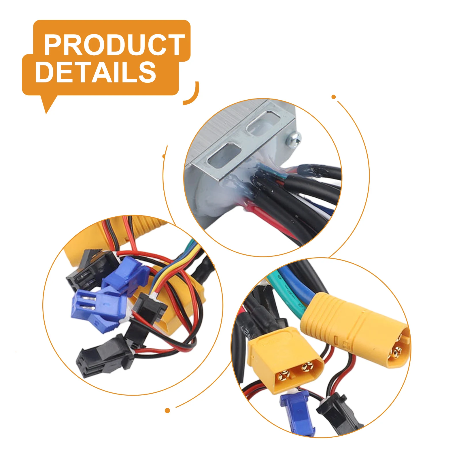 

Бесщеточный контроллер из алюминиевого сплава. Координация компонентов. Хорошее рассеивание тепла. Функция мониторинга безопасности. Прочный дизайн.