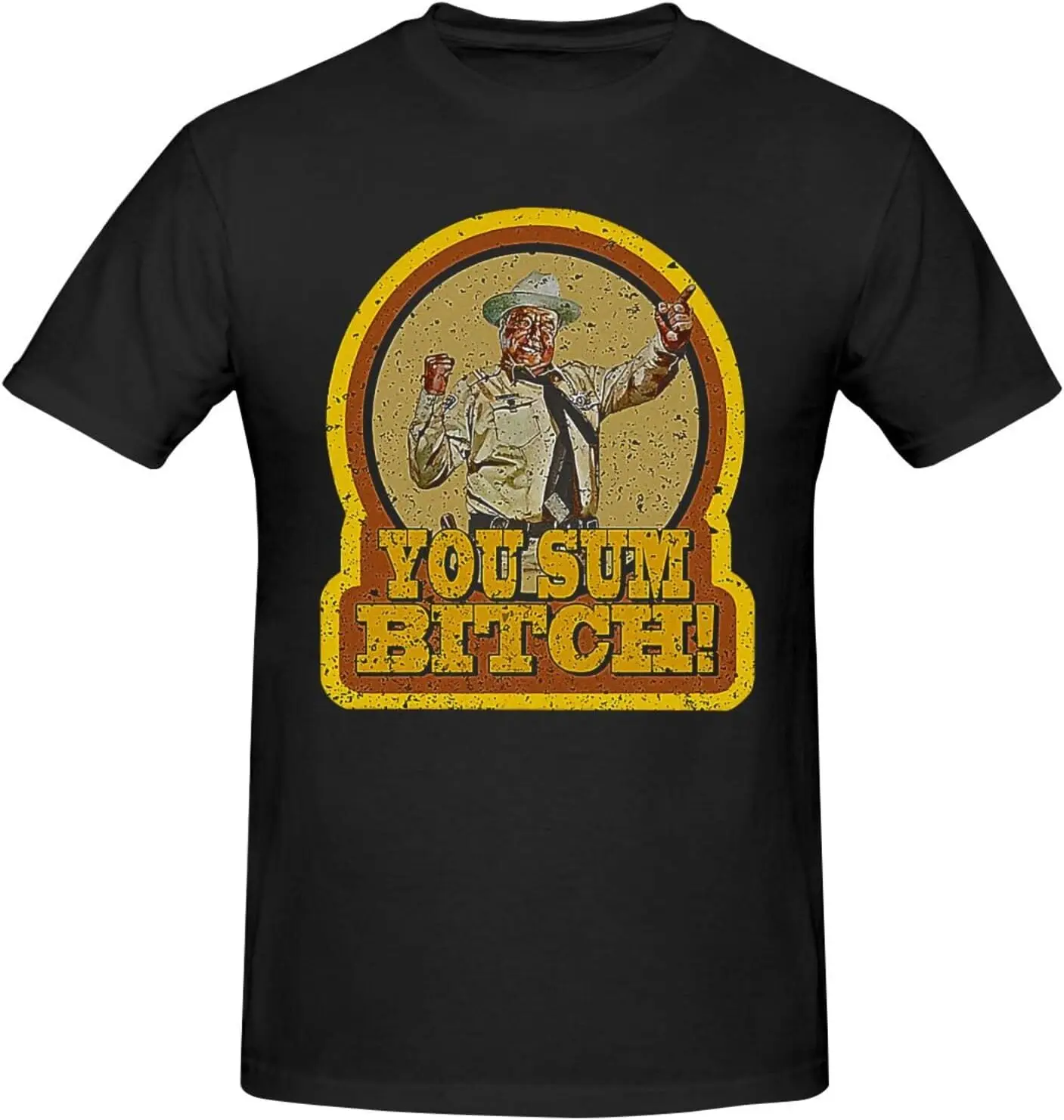 Smokey and The Bandit T Shirt Man's Fashion Tee Summer Crew Neck Short Sleeve T-Shirts