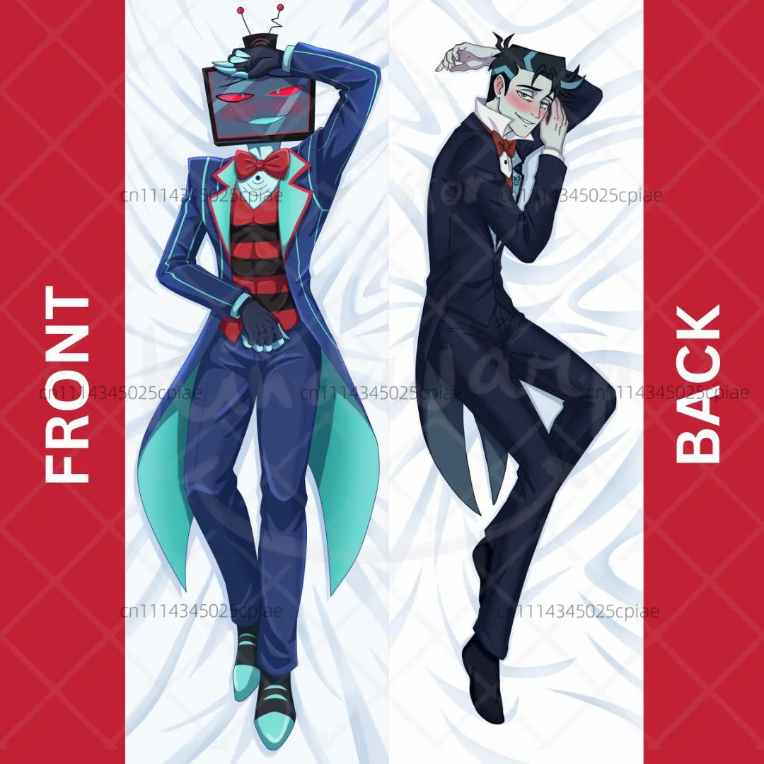 Anime Human Vox Hazbin Hotel Body Pillowcase Two-Sided Print Life-Size Pillow Cover Bedroom Soft Long Dakimakura Cushion Cover