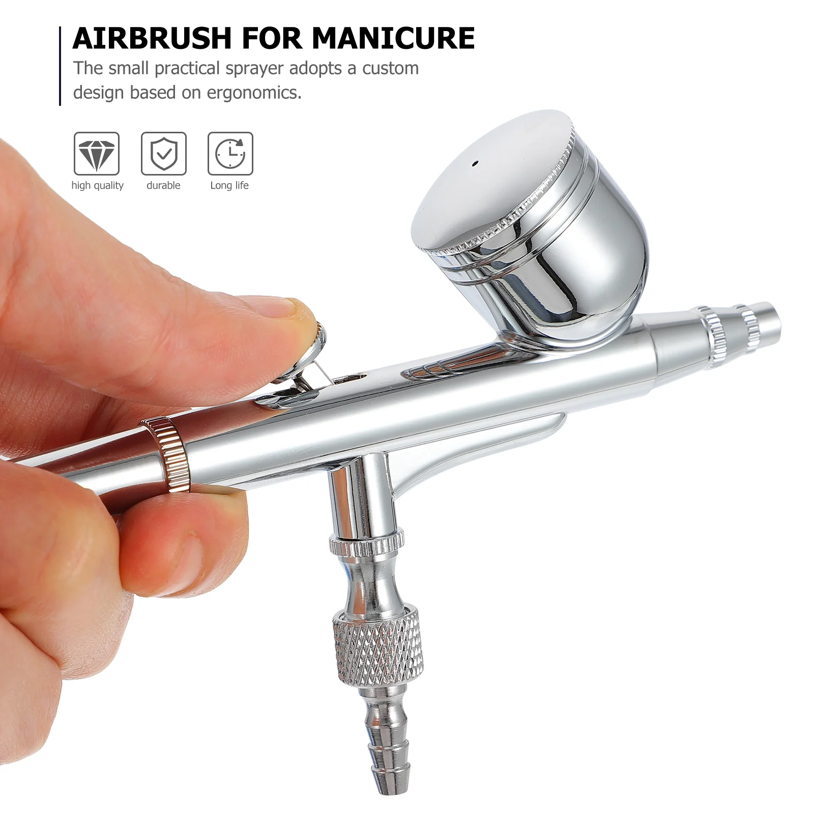 Conjunto de bomba de aerógrafo portátil mini kit com abs para pintura manicure artesanato ferramentas