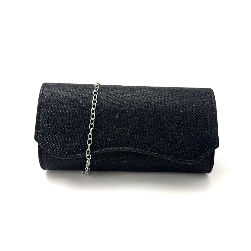 

Женская элегантная вечерняя сумка-конверт, блестящая женская сумка на плечо с цепочкой, блестящий кошелек, изысканное свадебное платье, вечерние банкетные клатчи