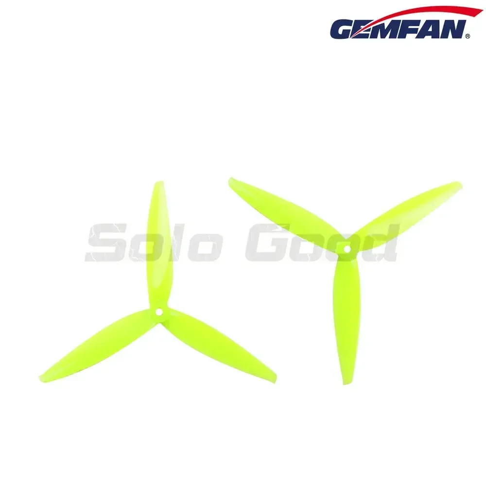 4 قطعة/2 أزواج Gemfan Flash 7040 7 بوصة 3-Blade 7X4X3 PC CW CCW المروحة لنماذج RC إطار متعدد المراوح قطع الغيار #6