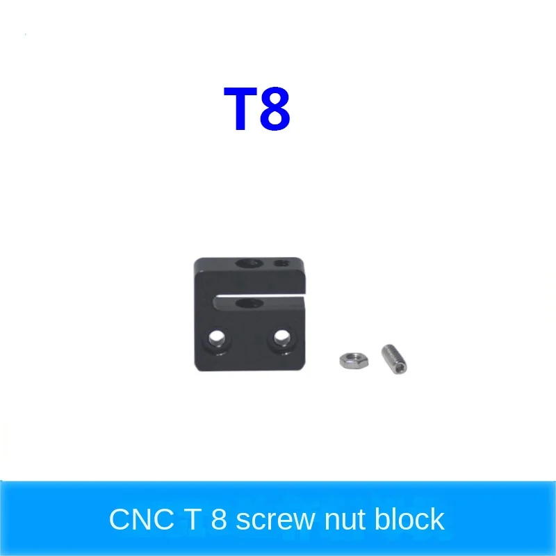 2/5pcs Openbuilds T8 Screw Nut Seat Nut Block 8MM POM T8 Screw 8mm Screw Pitch 1mm 2mm Lead 1mm 2mm 4mm 8mm 10mm For 3D Printers