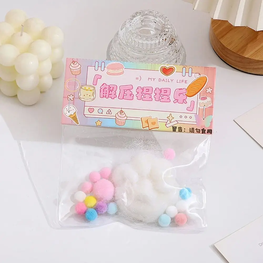 Bunte Katze Pfote Squeeze Spielzeug interessante weiche Plüsch Ball Katze Pfote Squeeze Spielzeug kawaii tpr Cartoon Squeeze Pfote Spielzeug Desktop-Dekor