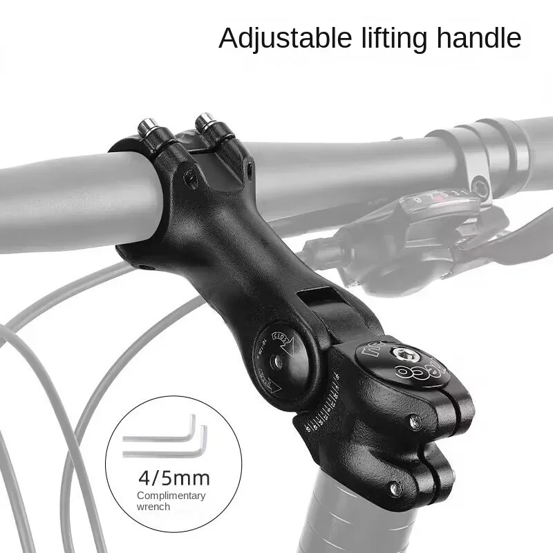 Aluminum alloy bicycle handlebar riser adjustable bicycle handlebar riser variable 60 degree angle road bicycle front fork riser