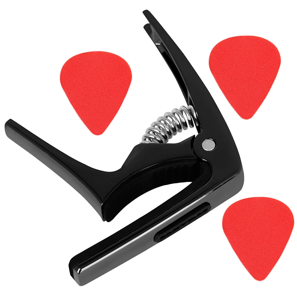 

Guitar Picks Capo Guitars Electric Tuner Acoustic Accessories Silica Gel Professional