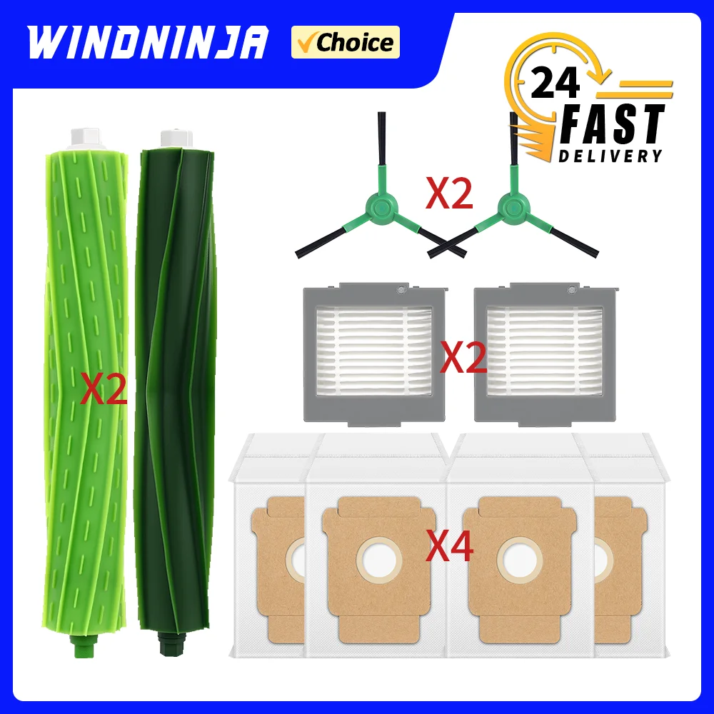 Roller Side Brush Filter Dust Bag For iRobot Roomba Max 705 Vac Plus 504 Vac Vacuum Cleaner Replacement Parts Kit Stable Quality