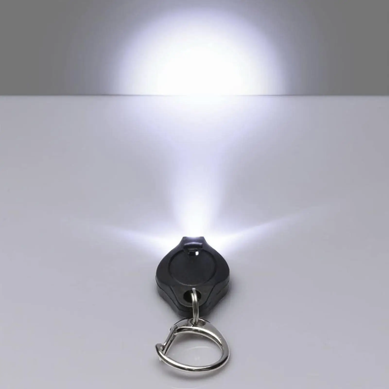 Night Light Key Chain Mini LED Light Outdoor Camping Emergency Light Keychain Portable Key Shape Fishing Hiking Light Key Rings