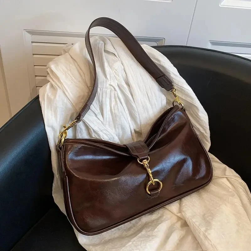 

2025 New Niche Design Shoulder Bag High Quality Commuter Armpit Bag Versatile Crossbody Women's Bag Wallet Trend