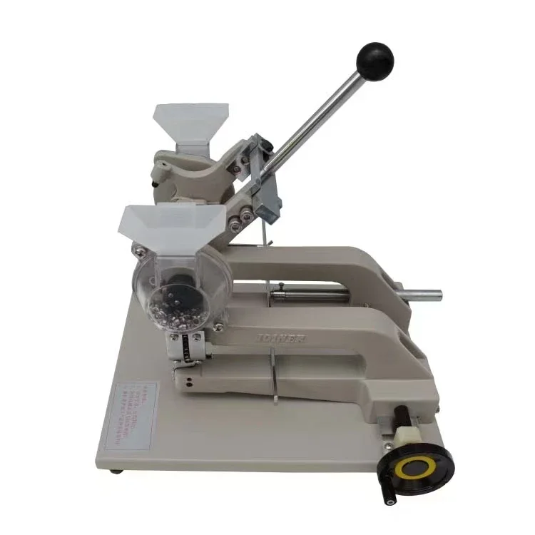 

Manual Double Head Eyeletting Machine Banner Grommet Punching Machine Professional Eyelet Hole Punch Machine for Advertising