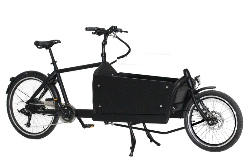 Front Loading Box Bike 2 Wheels Cargo Bike Electric With 250W Motor