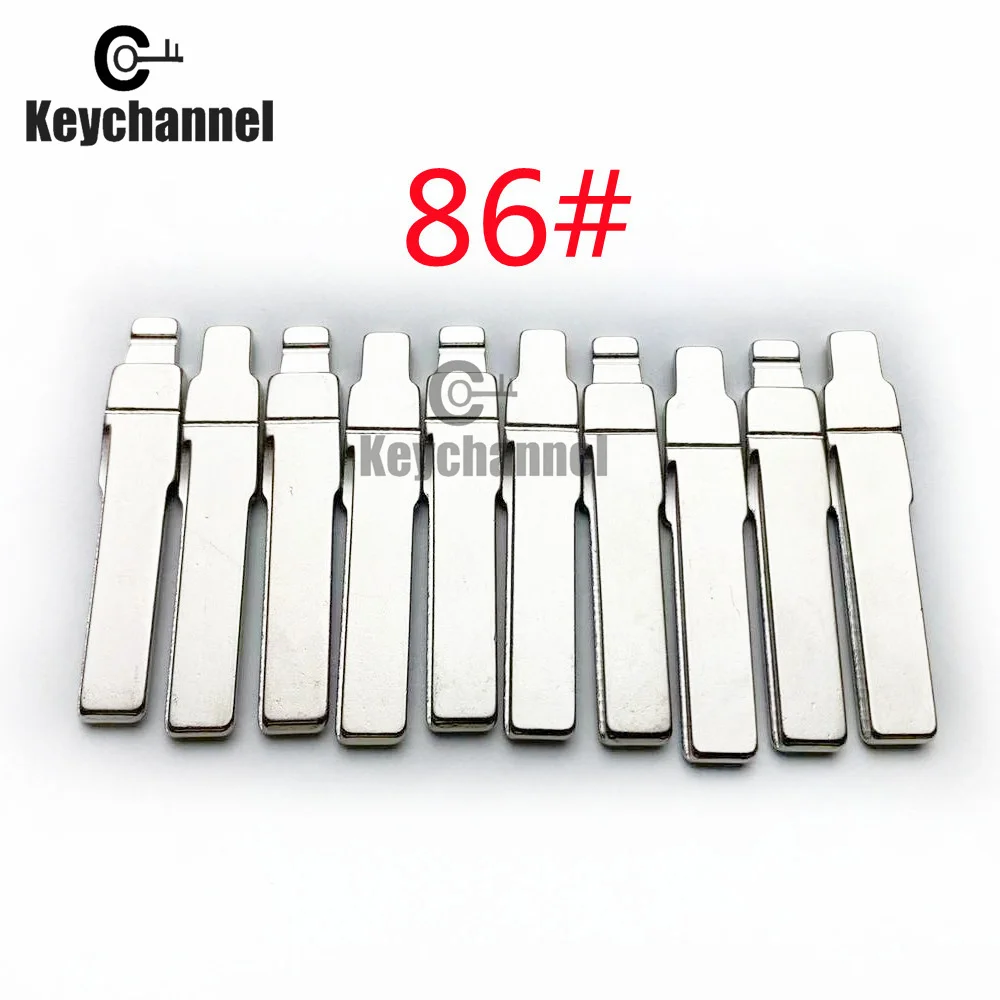 10PCS Universal Car Key Blade HU66 31 86 KD Key Blank for VW Golf MK7 Tiguan Jetta Polo Skoda Seat for KEYDIY KD VVDI Xhorse