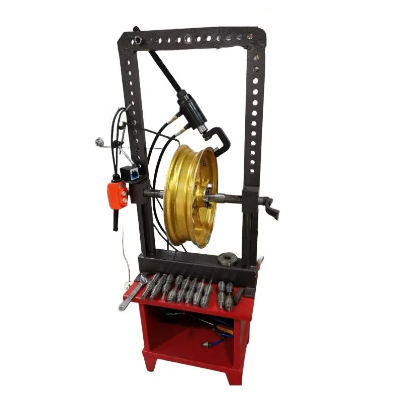 

Motorcycle wheel hub shaping machine Locomotive steel ring repair machine Fetal bell deformation correction machine