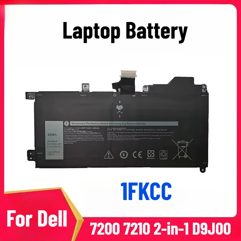 

Аккумулятор для ноутбука Dell Latitude 7200 7210 2-в-1 D9J00 1FKCC 4JFDV