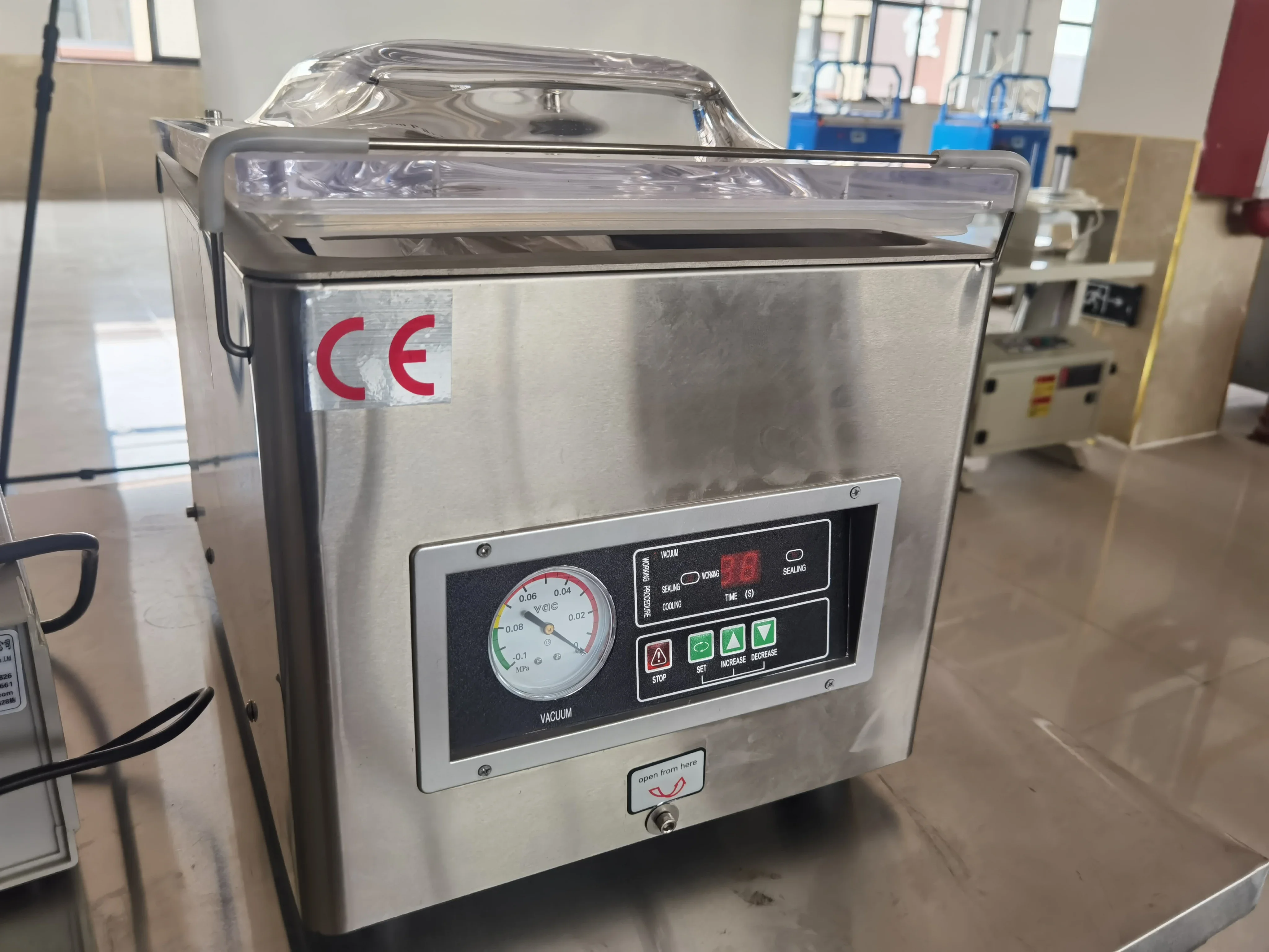 Automatic Industrial DZ-260B Desktop Commercial Vacuum Sealer Vacuum Packing Machine