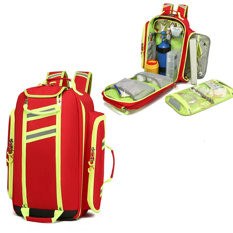 

Водонепроницаемый рюкзак для экстренной первой помощи, вмещающий 2-литровые кислородные баллоны, вместительная сумка для оборудования для ликвидации последствий стихийных бедствий