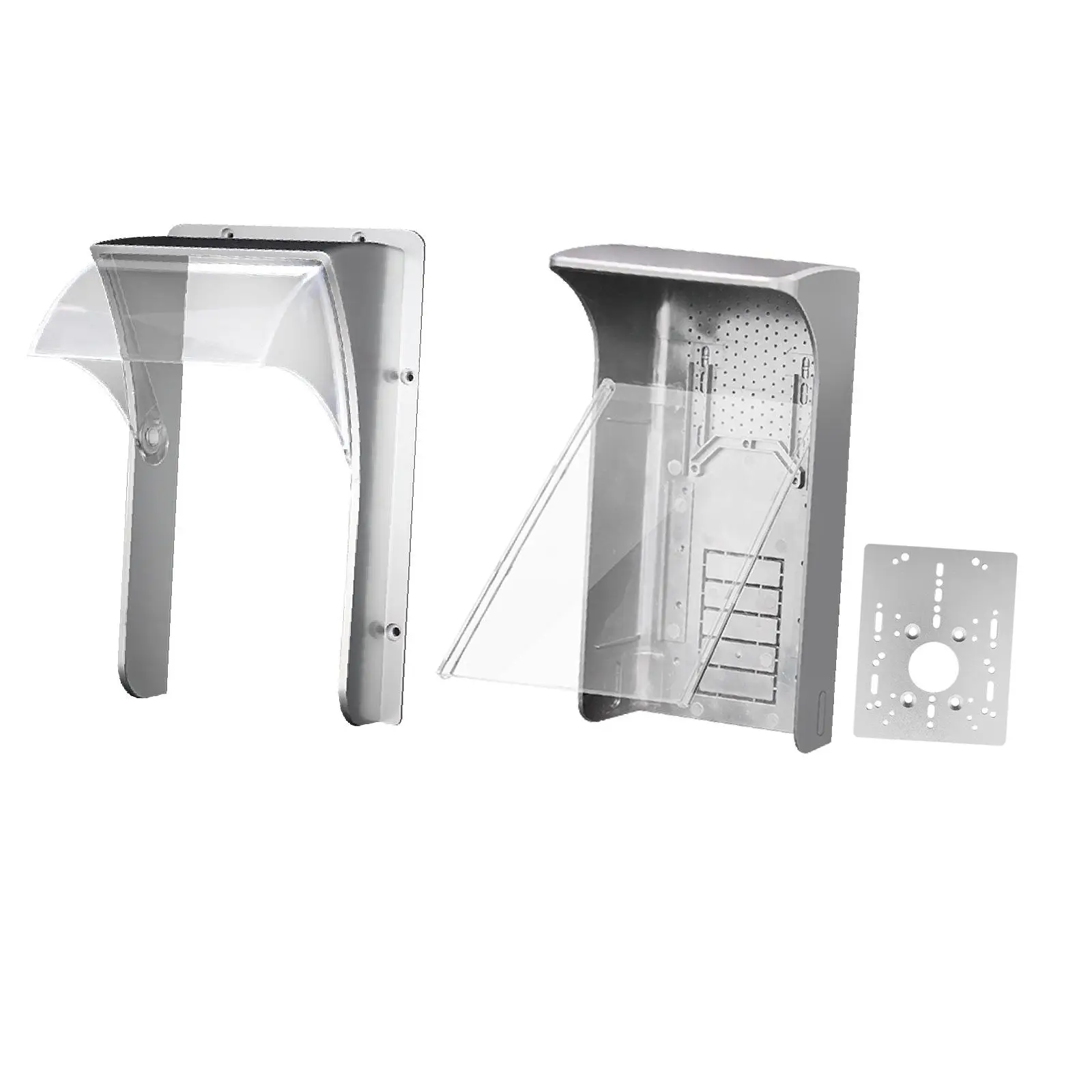 Doorbell Rain Cover Easy to Install Video Doorbell Rainproof Outside Waterproof Doorbell Cover Door Bell Protective Box Clear