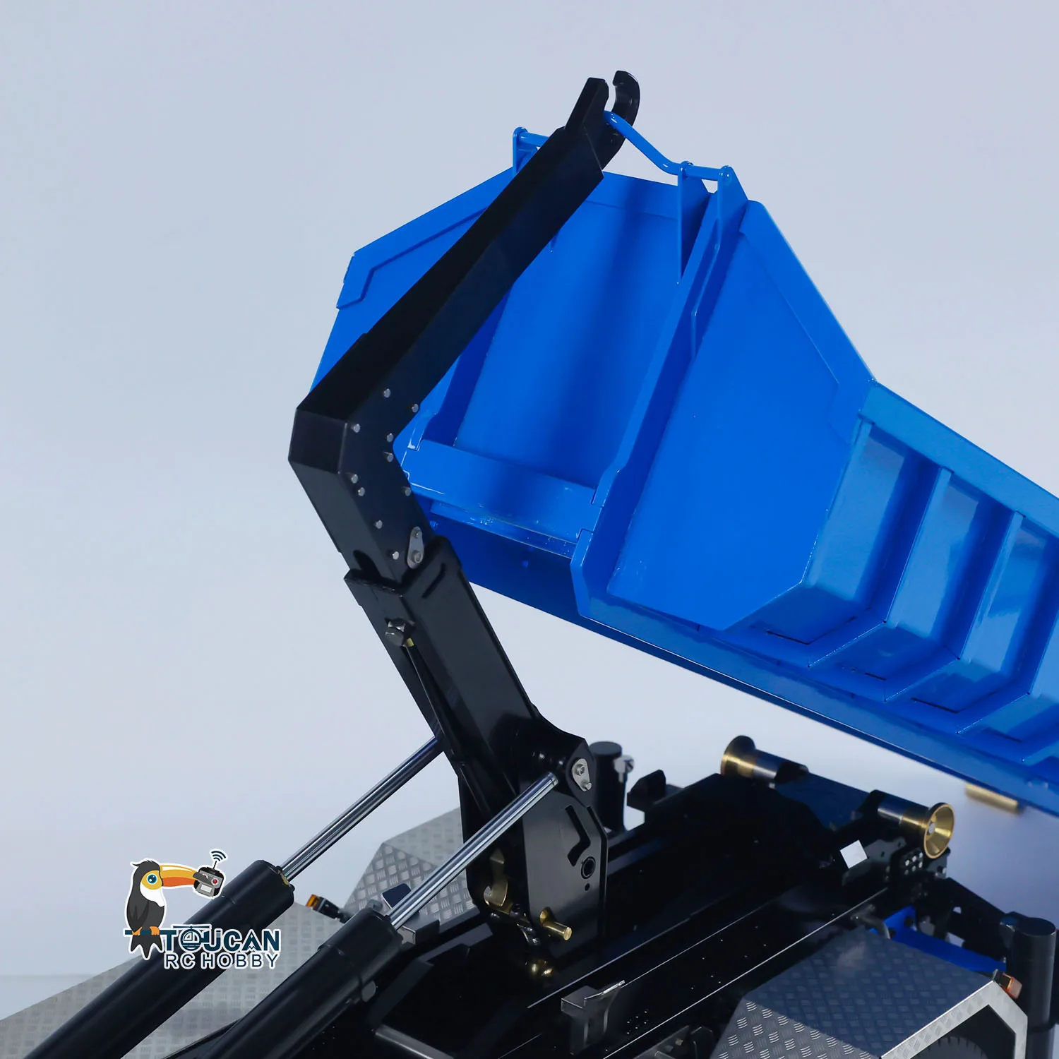 1/14 سيارة قلابة هيدروليكية RC 10x10 3 سرعات نقل شاحنات رافعة كاملة تفريغ