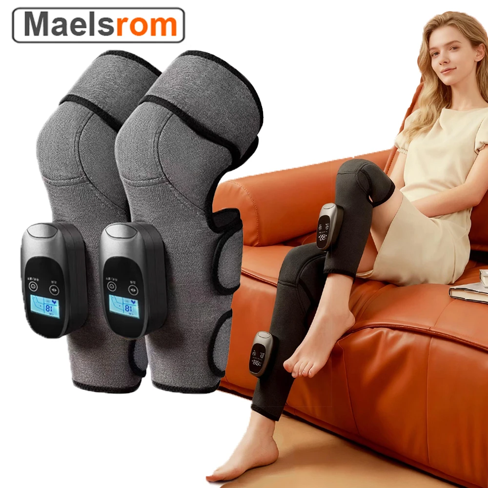 

Беспроводной массажер для колена с подогревом, полностью автоматический, разминающий ног, украшающий сустав, кровообращение локтей и плеч, релаксация