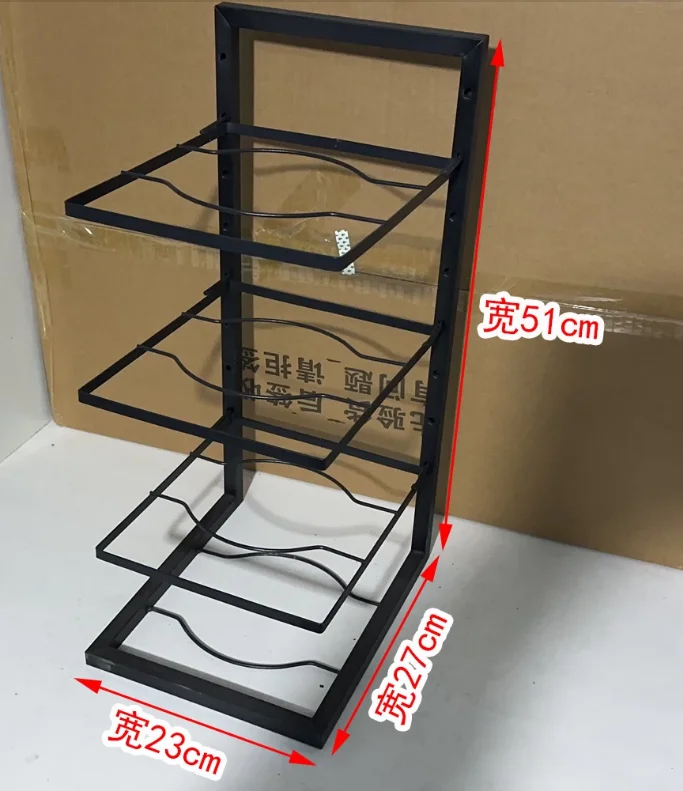 4 Tier Black