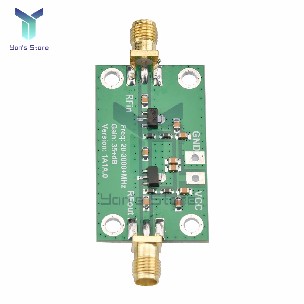 20-3000MHz 35dB Gain Low Noise LNA RF Broadband Amplifier Module For FPV Racing Drone