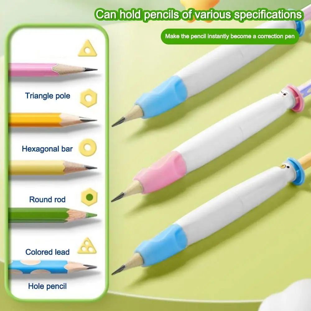 Multifunctional Aid Grip Corrector Portable Non-slip Pencil Holding Trainer Writing Posture Correction Training Pencil