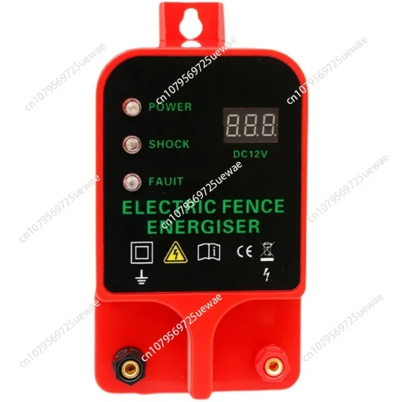 Electric Fence Livestock  High Voltage Pulse Controller High-decibel Alarm Waterproof  Voltage Display