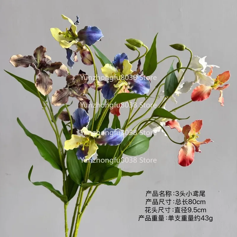 H-750 Artificial Flower Eva Mathilar Iris Alice Home Model House Wedding Shopping Mall Window Decoration Flower