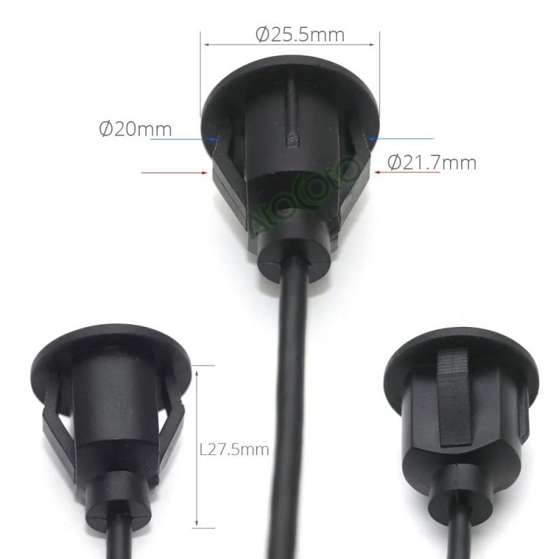 4 6 8 Pin Universal Car Radio Connector Dual USB Cable Adapter for Android Head Unit Navigation Multimedia