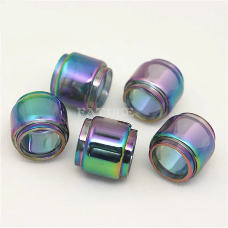 5PCS YUHETEC Rainbow Bubble เปลี่ยนถังแก้วสำหรับ EHPRO มี X RTA/Nunchaku 2