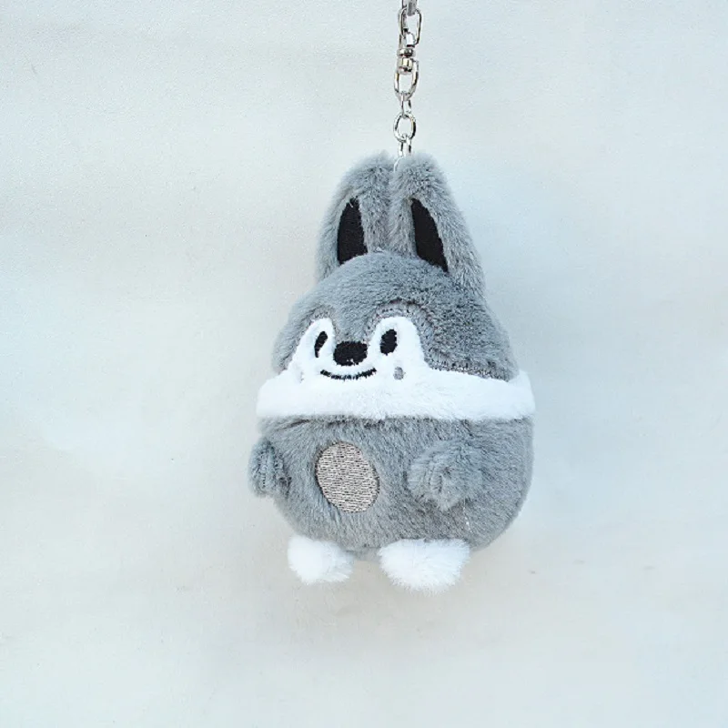 جديد Kpop الضالة الاطفال أفخم المفاتيح البسيطة الطرفية الكرتون ألعاب من نسيج مخملي قلادة دمية صغيرة هان Zhicheng SKZOO ظهره قلادة