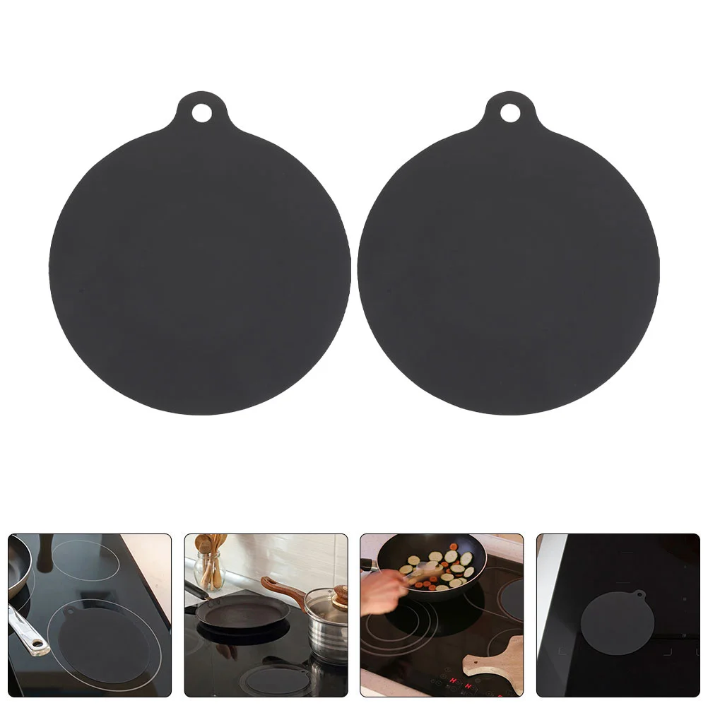 

2 Pcs Faucet Drain Pad Insulation Pads Protective Countertop Mat Round Air Fryer Silica Gel