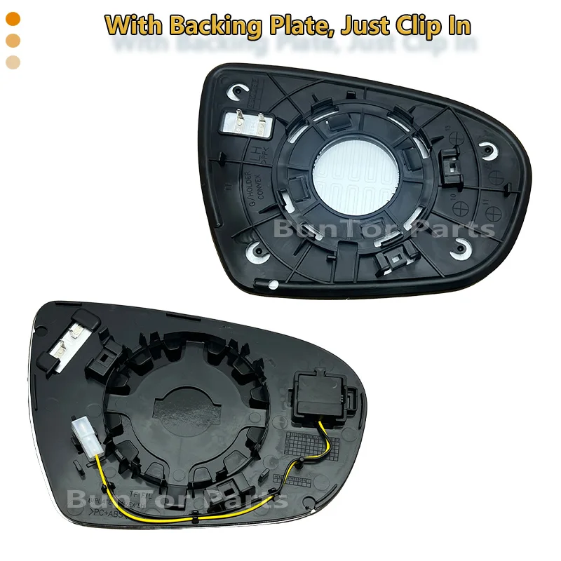 For KIA OPTIMA/K5 2011 2012 2013 2014 2015 Left or Right Side Rearview Mirror Glass/OE:87611-2T000 87621-2T000/Wing Mirror Lens