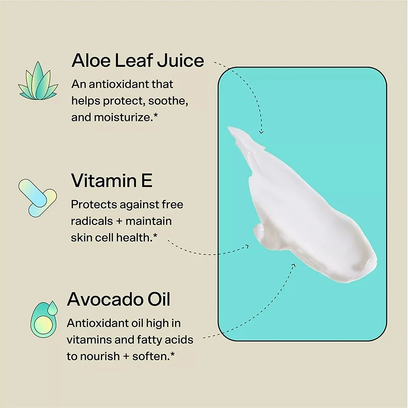 50Ml Bubbel Hydraterende Gezichtscrème Het Herstellen Van Voedende Droge Huid Vitamine E + Aloë Vera Gel Huidverzorgingsproduct