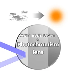 Anti Blue Light Rays Photochromic 1.56 1.61 1.67 Hyperopia Prescription CR-39 Resin Aspheric Glasses Lenses Myopia Optical Lens