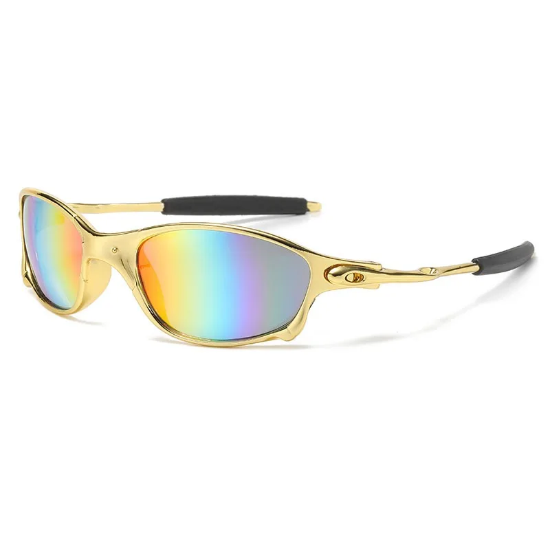 Colorful Fashion Sunglasses UV Protection Shades for Women Y2K Metal Frame Sun Glasses Trendy Decorative Eyewear Ultraviolet - view 2