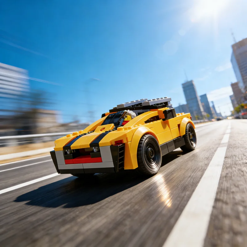 268pcs MOC Fantasy Car City Champions Model Bouwstenen Architectuur Speelgoed DIY Kerstcadeaus Idee Baksteen Onderwijs Verjaardag