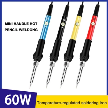 US/EU 110 V/220 V termostat 60 w elektryczna lutownica pistolet ogrzewanie wewnętrzne gospodarstwa domowego 200 ~ 450 ° Spawanie stałej temperatury C