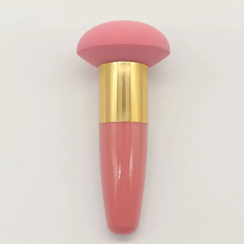 Esponja de base suave, mango de esponja en polvo, esponja de mezcla duradera, herramienta de maquillaje para aplicación de corrector facial