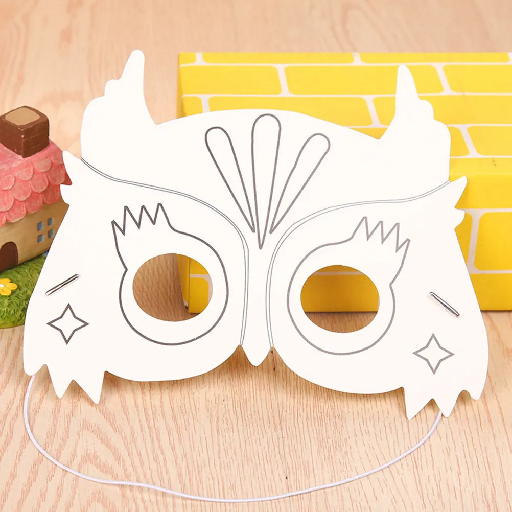 

Набор из 24 вырезанных масок животных (заготовки) для детского творчества, рисования, игр и развивающих занятий