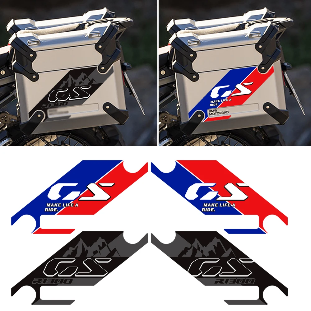 Motorcycle luggage compartment flat bottomed pan aluminum box sticker For BMW R 1300GS R1300 ADV GSA Adventure