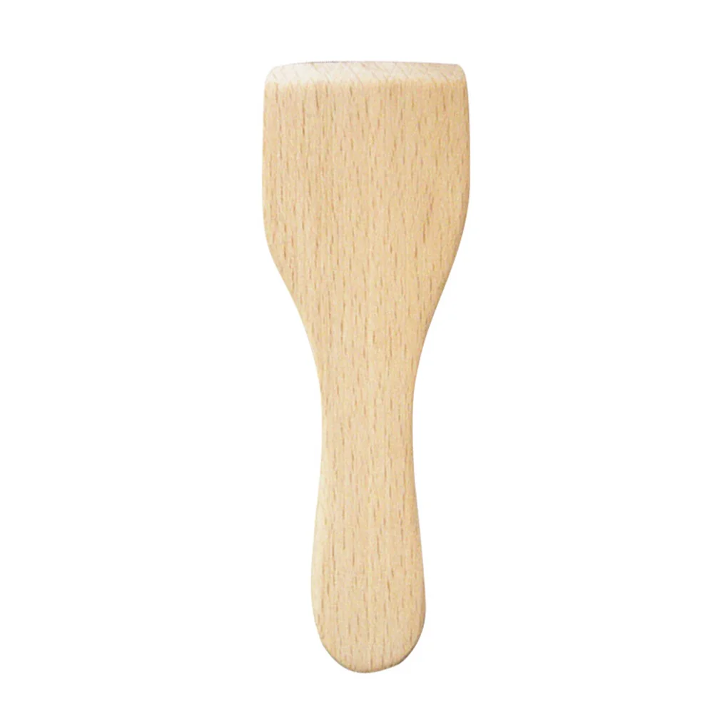 

4pcs Small Beech Butter Spatulas Non-stick Wooden Turner Cooking Kitchen Utensils wooden spatula for cooking