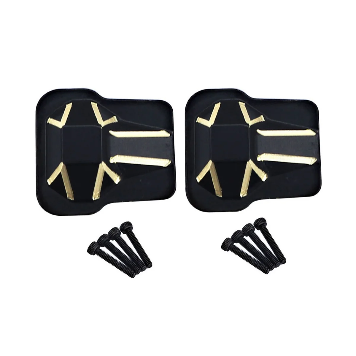 

2Pcs Brass Front and Rear Axle Cover Cover 9787 for TRX4M 1/18 RC Crawler Car Upgrades Parts Accessories