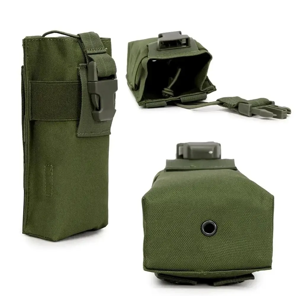 Tactical Molle Radio Walkie Talkie Pouch Waist Bag Holder Pocket Outdoor Sports Camping Radio Magazine Mag Pocket