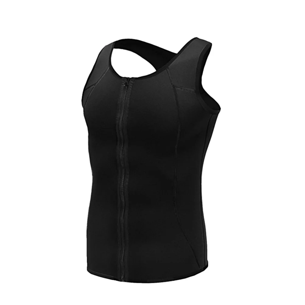 Men Sports Shirt Sleeveless Workout Tank Top Shapewear Vest Mens Muscle Body Fitness Shaper Slim